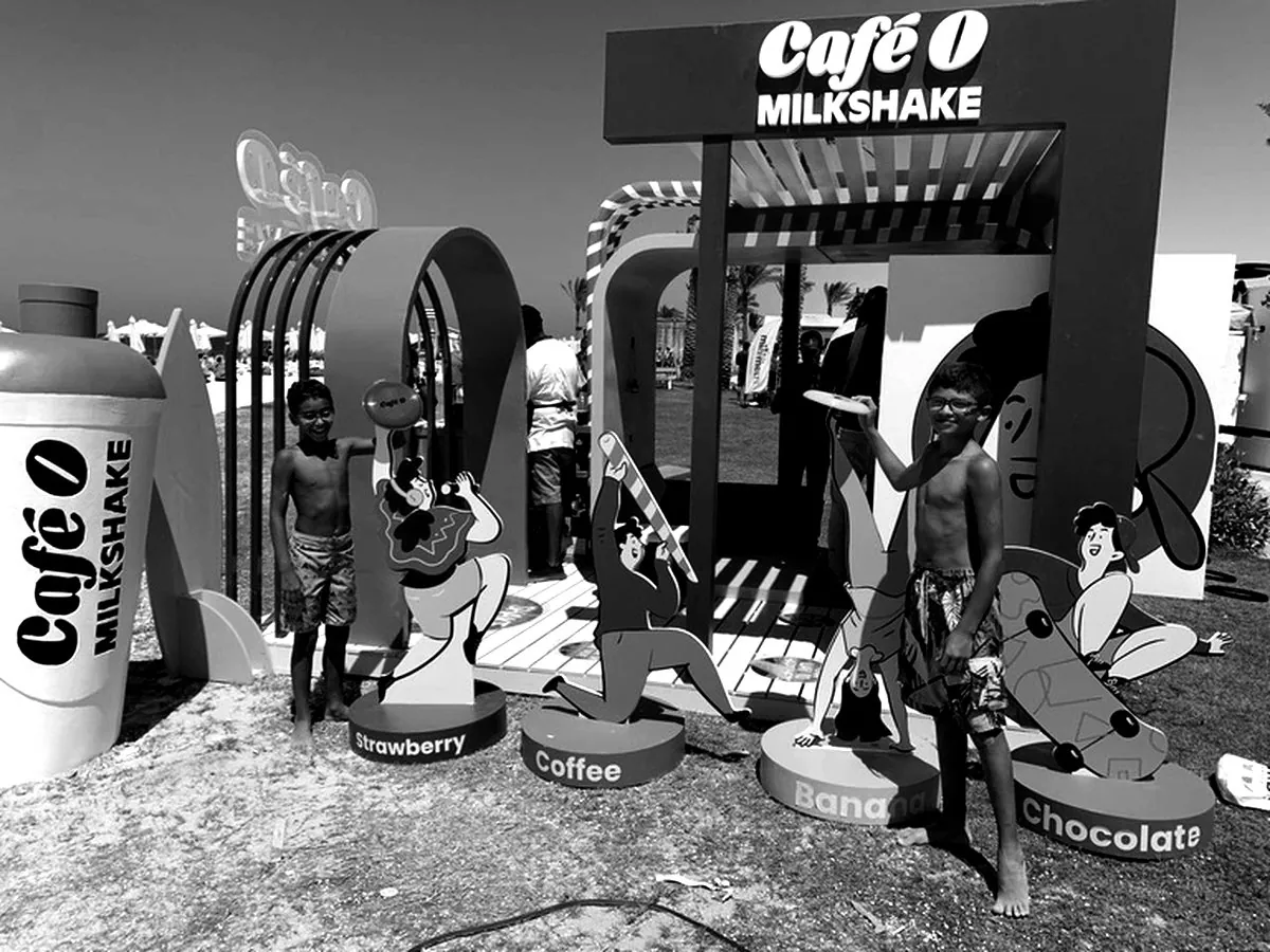 Brand activation built on site